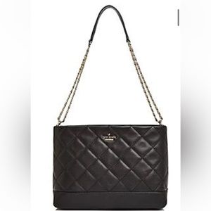 Gorgeous Kate Spade ♠️ Emerson Place Quilted Lorie Black Leather Shoulder Bag